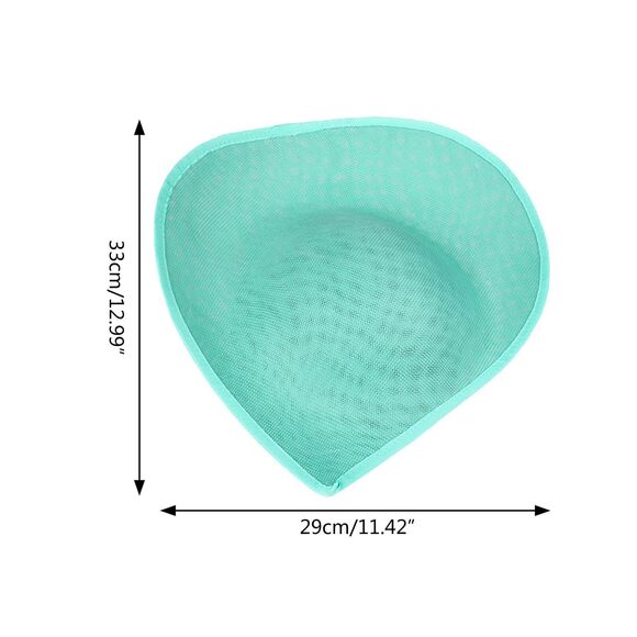 6916 Teardrop Sinamay Hat Base Diy Saucer Upturned Brim main image 6